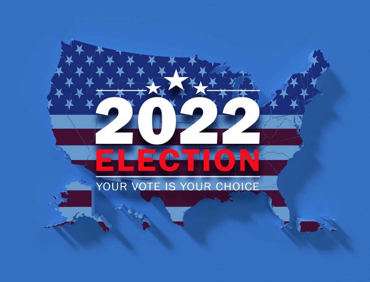 map of United States saying 2022 Elections
