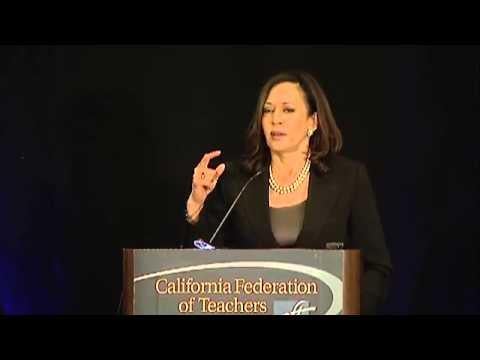 Kamala Harris at CFT convention