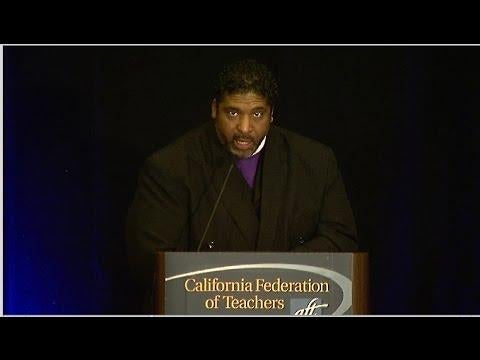 Reverend Dr. William Barber speaks