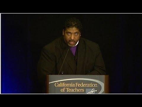 Reverend Dr. William Barber speaks