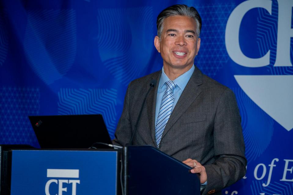 California Attorney General Rob Bonta