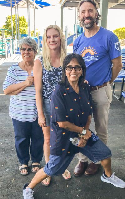 Gilroy members with CFT President Jeff Freitas