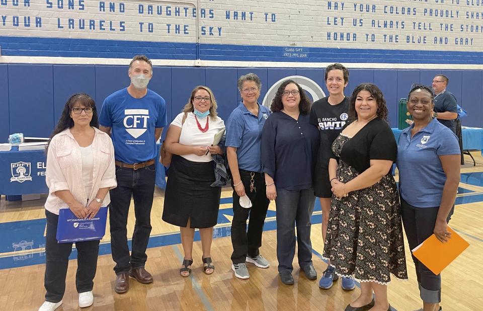 Officers during Back to School Tour, El Rancho Federation