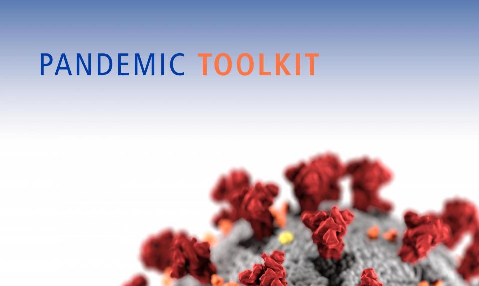 pandemic toolkit with coronavirus