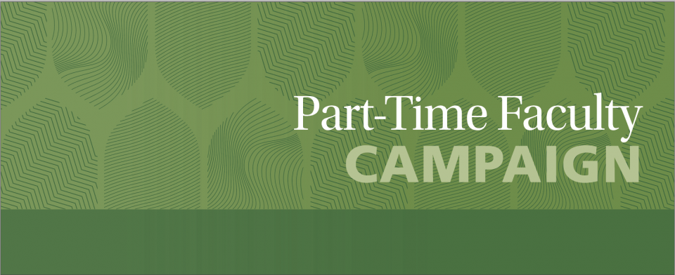Part-Time Faculty Campaign