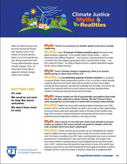 Myths & Realties flyer image