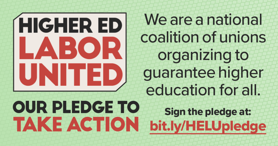 Higher Ed Labor United logo