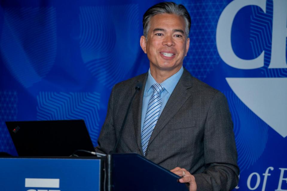 California Attorney General Rob Bonta