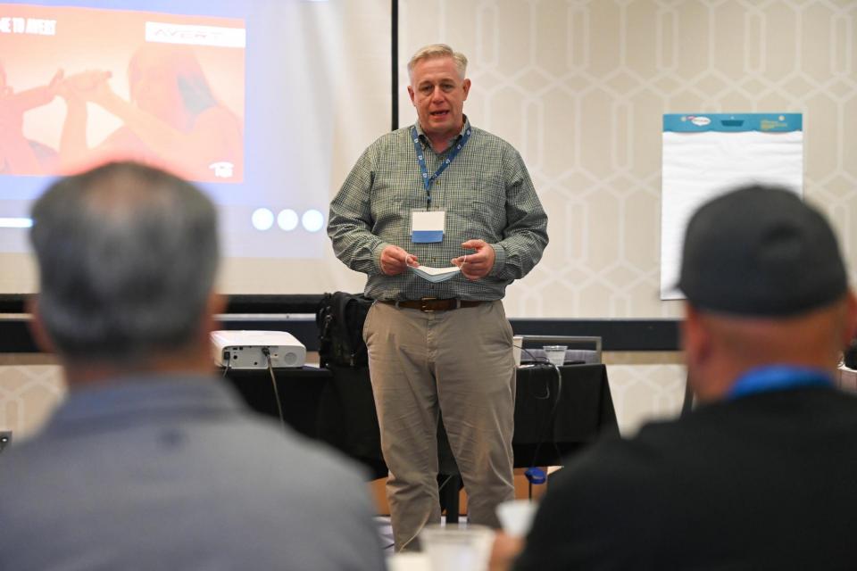 Keith Wrightson, trainer from AFT Health Issues Department