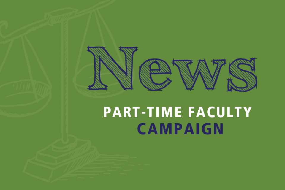 News Part-Time Faculty Campaign