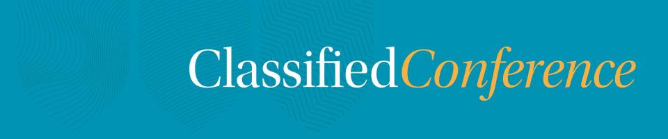 Classified Conference